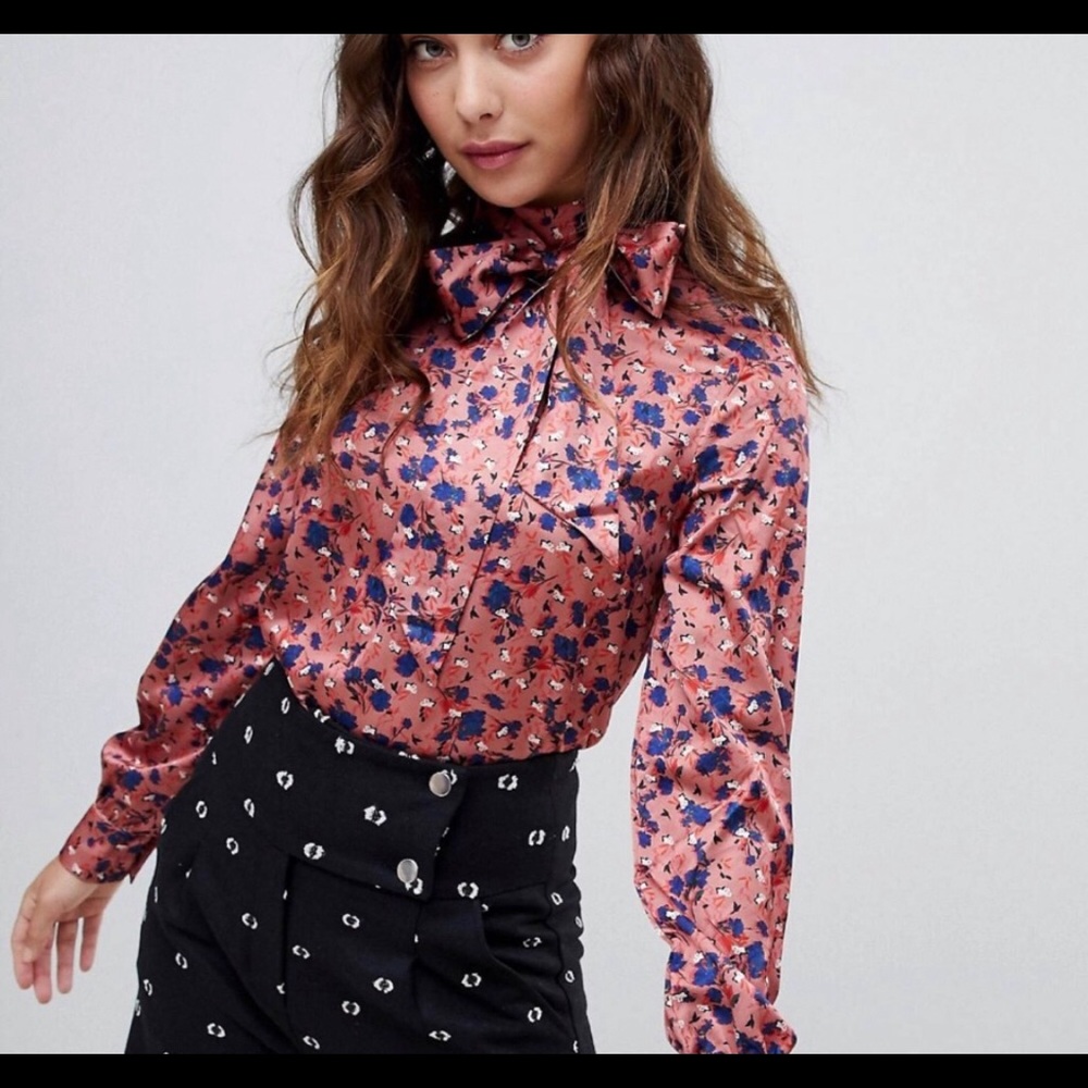 Lost Ink Printed Blouse Size 6